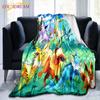 Pokemon Pattern Throw Blanket Couch Quilt Cover Travel Bedding Outlet Throw Blanket Flannel Blanket Bedspread  Grinch  Blankets