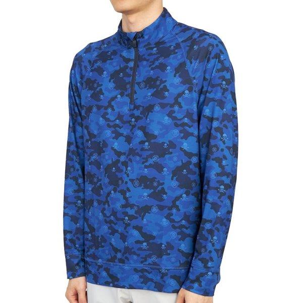 Galleria G Fore Pore Golfwear Men S Half Zip Up lonG Sleeve T ShirT G4mf22k78 Twcm