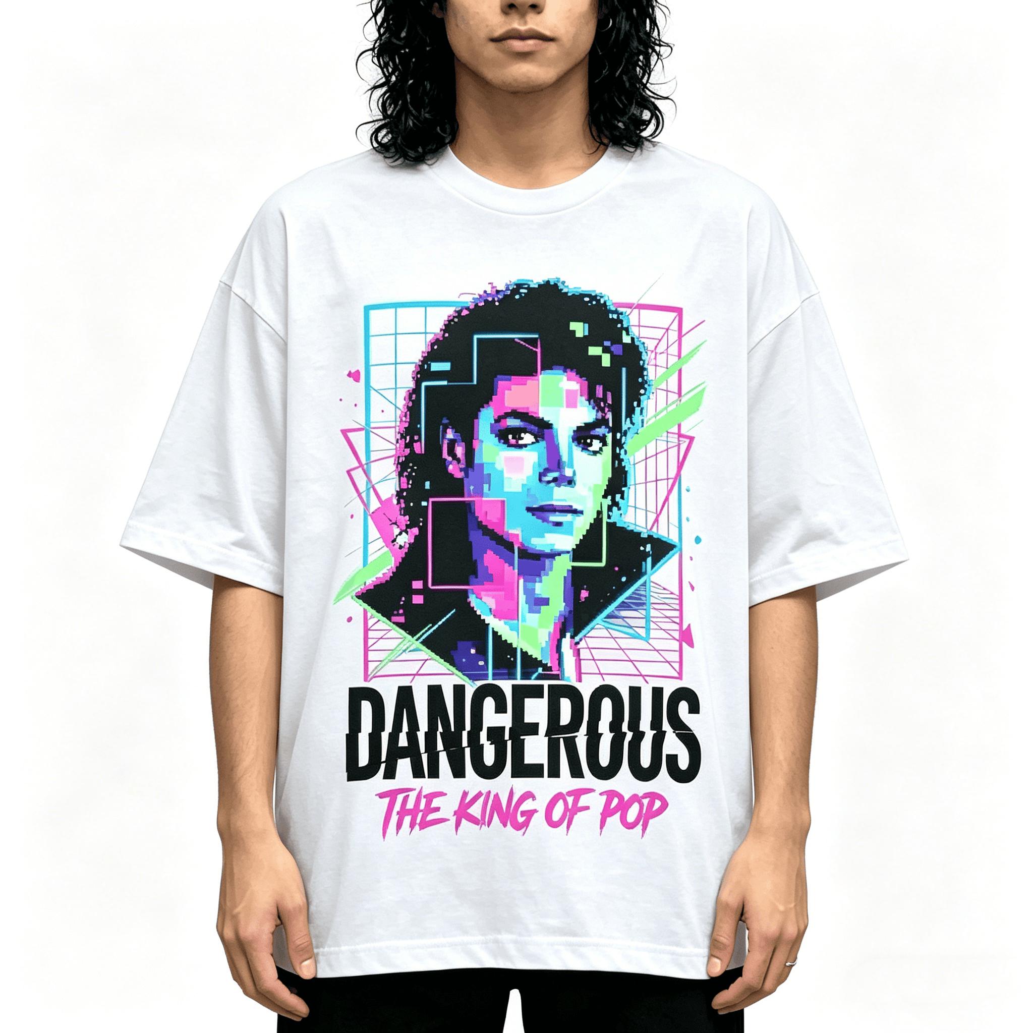 

2026 Michael Jackson Movie MJ Dangerous graphic Popular Unisex T Shirt Unisex Cotton Short Sleeve Vintage Oversized Tee Y2k Tops 4XL