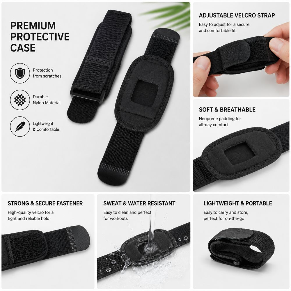 Adjustable Smartwatch Protector Case Weatherproof Watch Strap Cover Protective Watch Wrap Outdoor