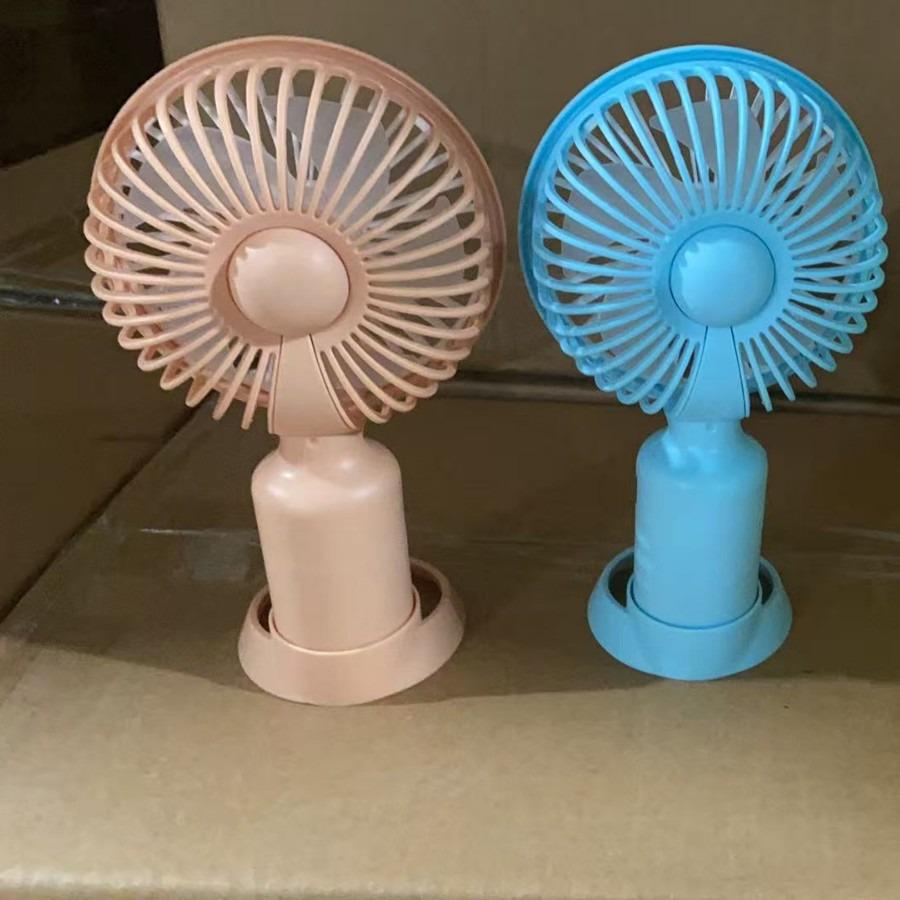 Portable USB Rechargeable Mini Fan: Three-Speed Summer Desktop or Handheld Fan for Students and Children