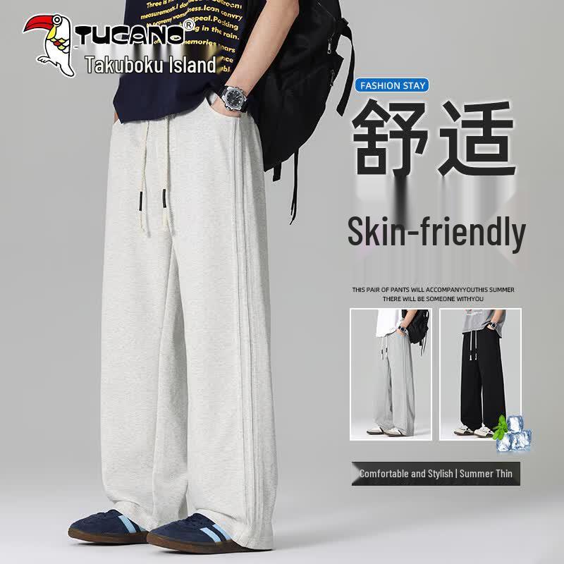TUCANO Men s Striped Ice-Feel Cotton Casual Pants XL