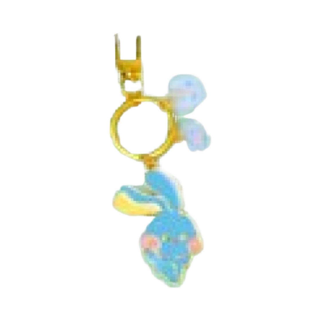 NewJeans Bunini Metal Key Ring Blue - Japan Exclusive ONE SIZE