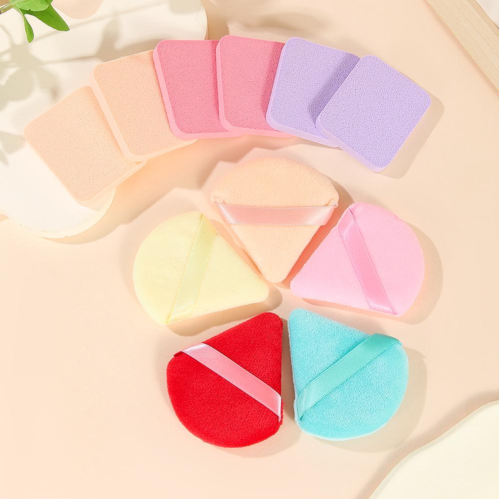 Soft, Non-Absorbing Makeup Puff Sets for Liquid & Powder, Wet/Dry Use, Ideal for Photo Studio & Beauty Tools