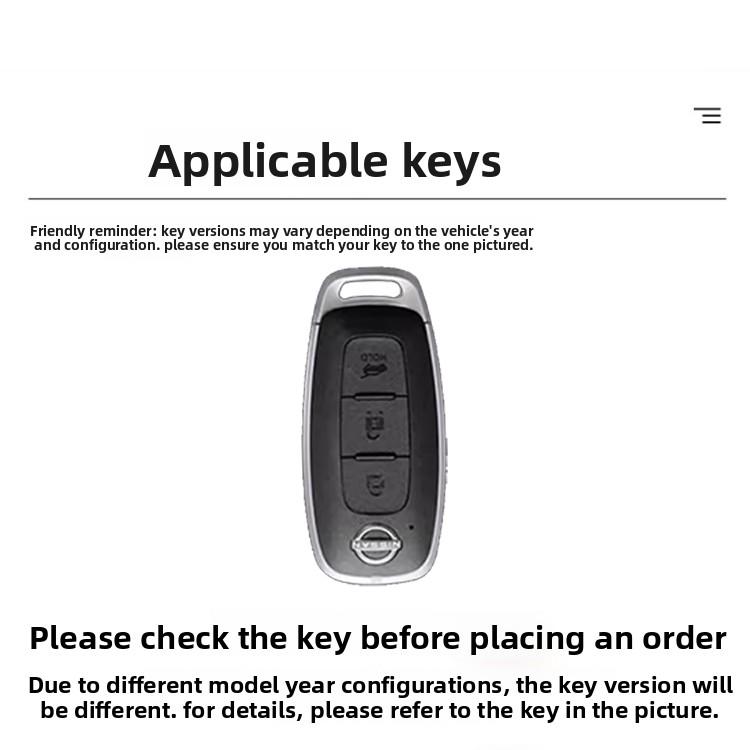 Car Key Case Cover Shell for Nissan X-Trail T33 Serena Rouge Kicks Pathfinder Ariya Rogue Versa 2023 2024 Accessories