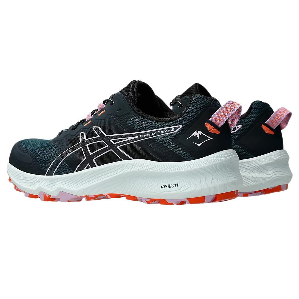 New Asics Gel Trabuco Terra 2 Anti Slip Wear Resistant Low Top Running Shoes Women's Jasper 1012B427-300