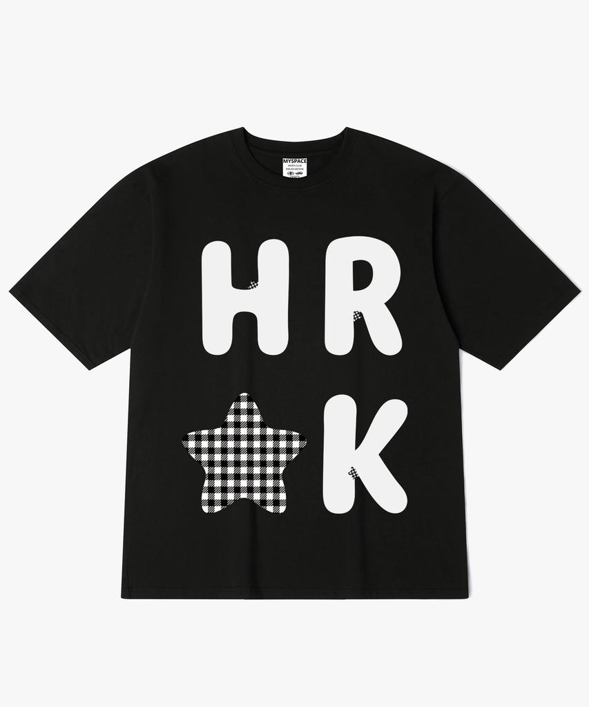 Hilukaakaibeu Hrk Hidden Star Check Short Sleeve T-Shirt