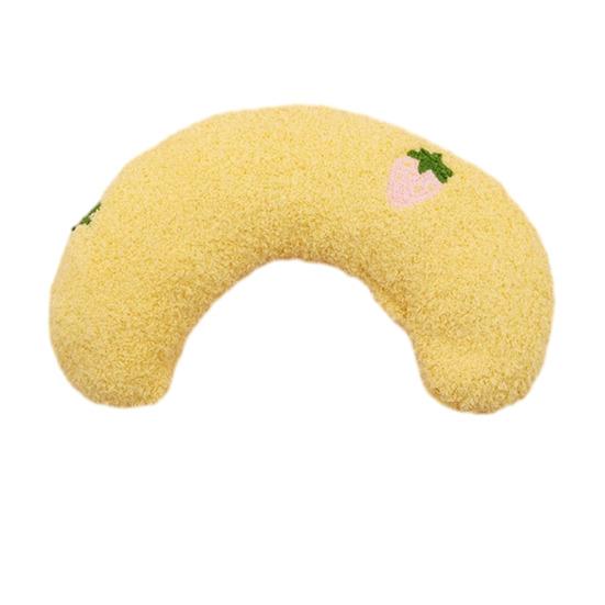 U-Shaped Pet Pillow Cat Sleep Pillow Soft Plush Neck Support Cushion Pet Snuggle Pillow for Puppies Kittens