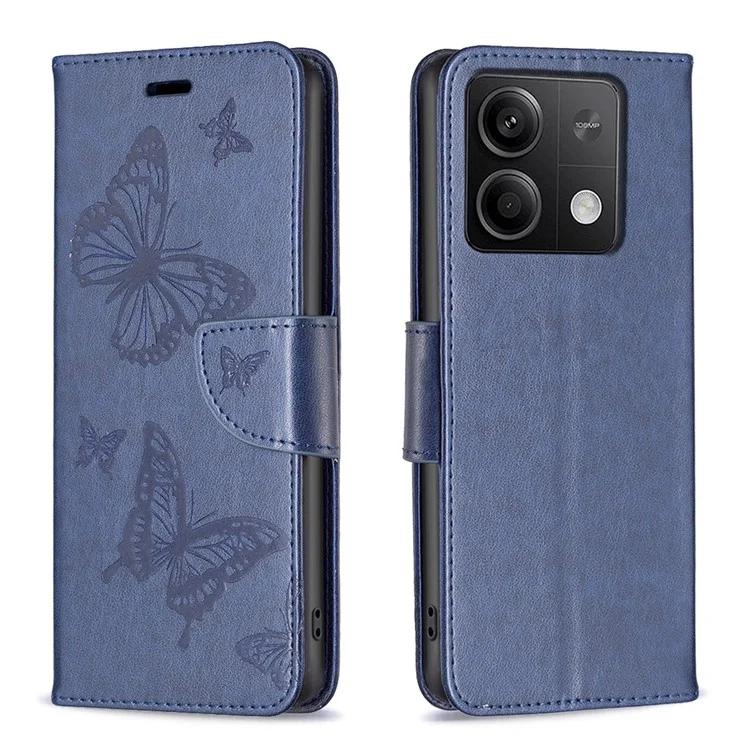 

Для Xiaomi Redmi Note 13 4G чехол с принтом бабочки и подставкой полная защита телефона