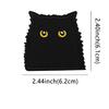 1Pcs Black Cat Embroidered Patches Applique Clothing Patch Decoration