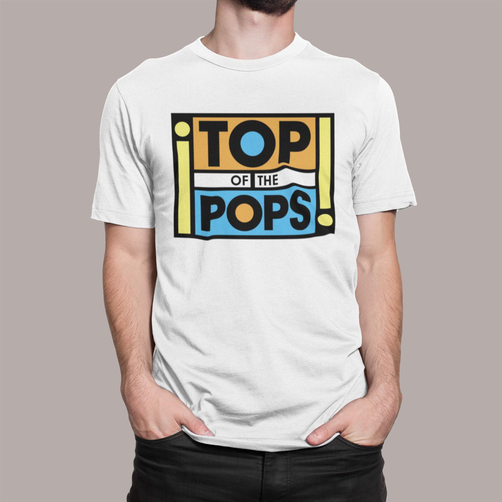 ФУТБОЛКА TOP OF THE POPS ВИНТАЖНАЯ РЕТРО КЛАССИЧЕСКАЯ МУЗЫКА 60-е 70-е 80-е 90-е ВЗРОСЛЫЕ ДЕТИ M