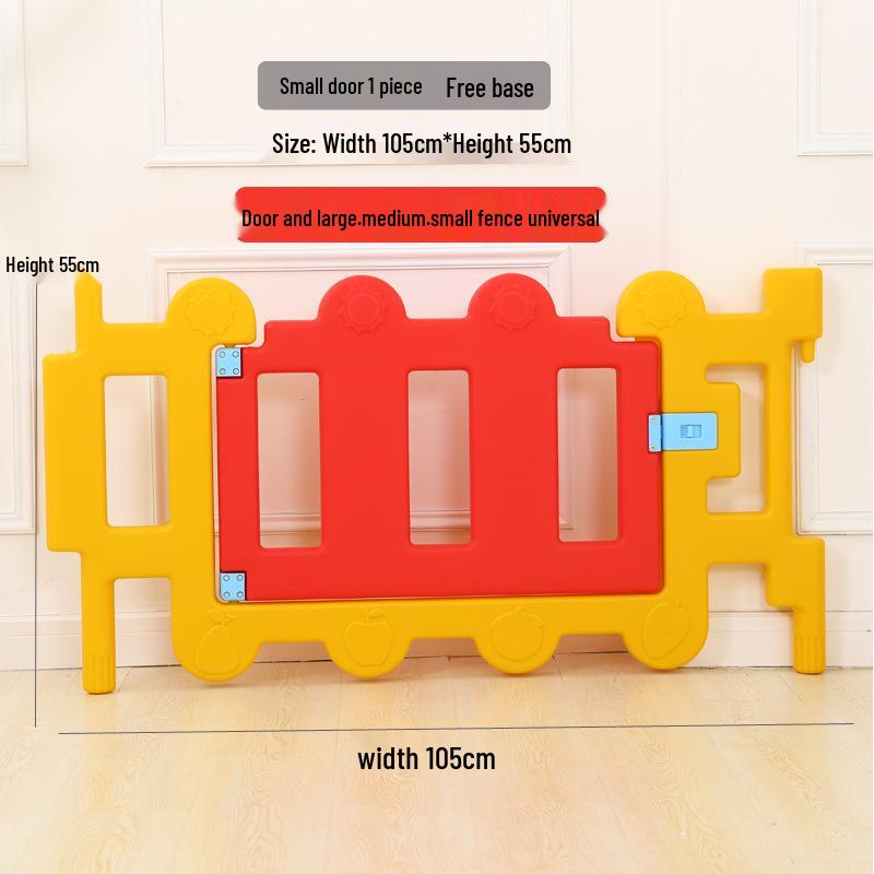 Multi-Angle Plastic Playpen: Infant Safety Barrier for Kindergarten.