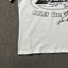 Cross-border American high street Alcatraz series ninja icon hand-drawn print casual loose short-sleeve T-shirt for men and women
