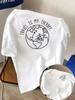 Travel Is Healing Earth Fashion Print  Unisexs SpringSummer Trendy Printed Tshirt Fashion Items