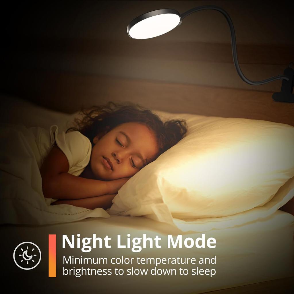 Xiaomi Schreibtischlampen LED Buchlicht USB Wiederaufladbar Leselicht Warm Kaltweiß Tageslicht Tragbar Flexibel Einfacher Clip Nachtleselampe