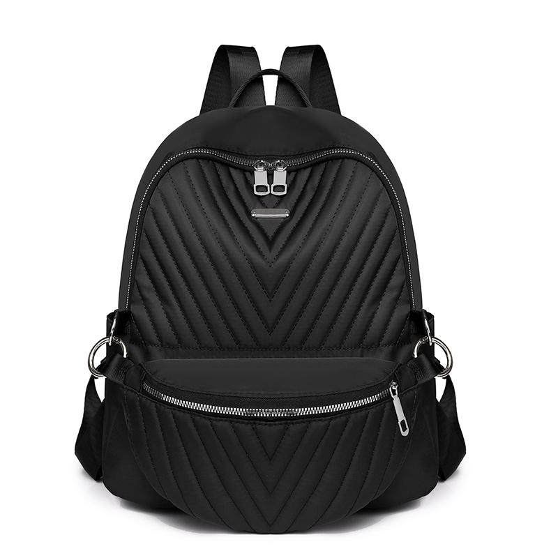Student Solid Color Backpack Short-Distance Travel Bag Women's Bag