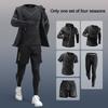 Men's Ice-Cool Quick-Dry Tracksuit Set (3-7 Pcs) | For Running, Marathon Training, Gym & Cycling | Breathable Fitness Suit