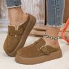 Fashion New Fashion Women Slippers Outdoor Chunky Buckle Strap Slip-On Slippers Comfortable Casual Shoes Women Platform Slides Women