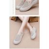 Summer New Openwork Women's Shoes Breathable Casual One-foot Mom Shoes Lightweight and Comfortable Mesh Middle-aged and Elderly Slip-ons
