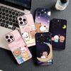 for Samsung Galaxy S20 S22 S21 FE Ultra Plus A07 A17 A15 A16 A25 A57 A37 Phone Cover Soft Case Bubus Panda Cartoon Bear Dudus