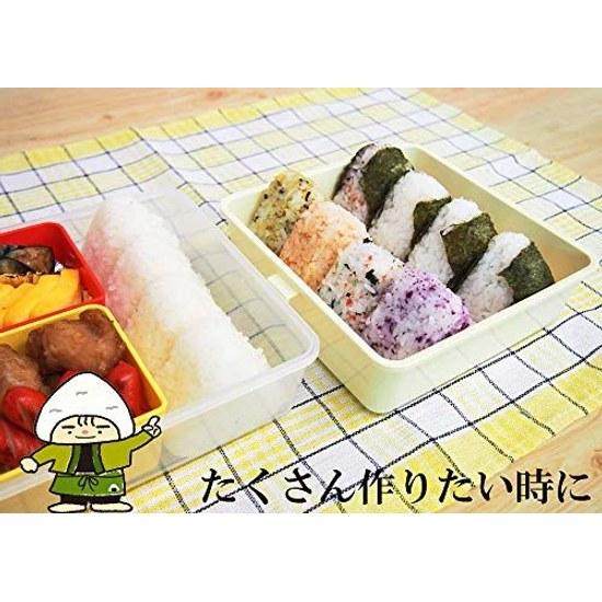 Fuji Pax Tipo Onigiri Facile Conveniente Stampo Omusubi 6 Fori Maker Fatto Giappone Master Palla di Riso Onigirazu Pressa Stampo Resistente al Calore Freddo Alto MAX Nero