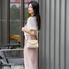 Ladies trend straw bag 2025 new ladies bag fashion sequins decoration shopping dating messenger bag