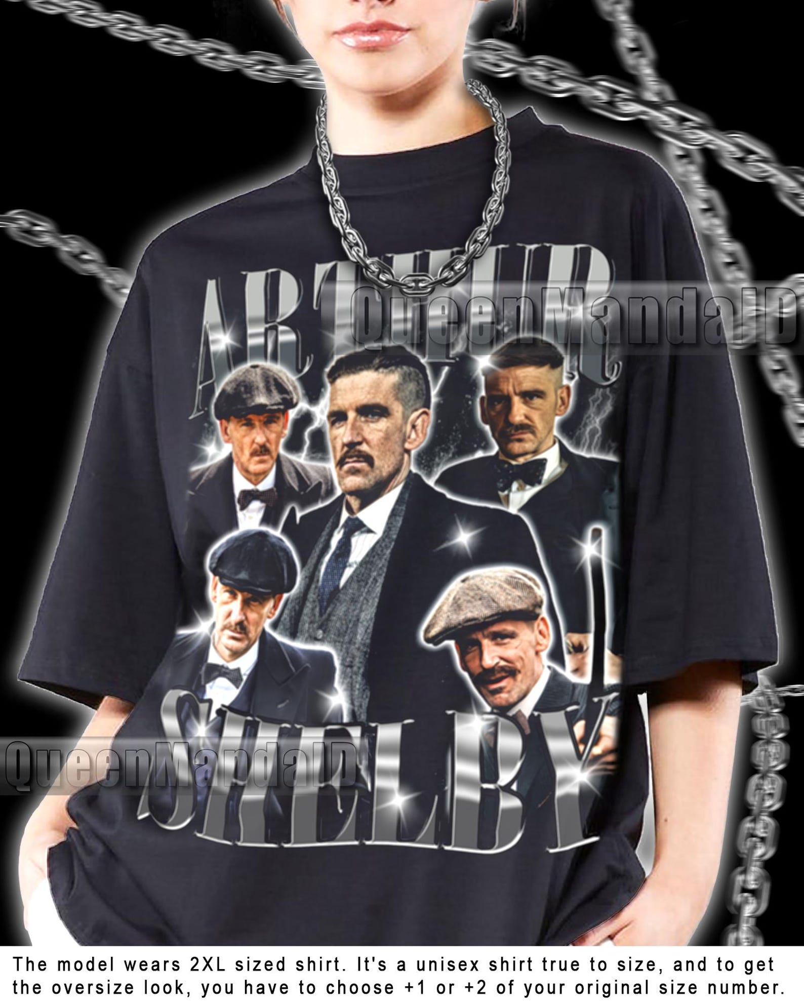 Arthur Shelby Shirt 90s Retro Fan Tee, Unisex Movie T-Shirt, Vintage Style R145 M