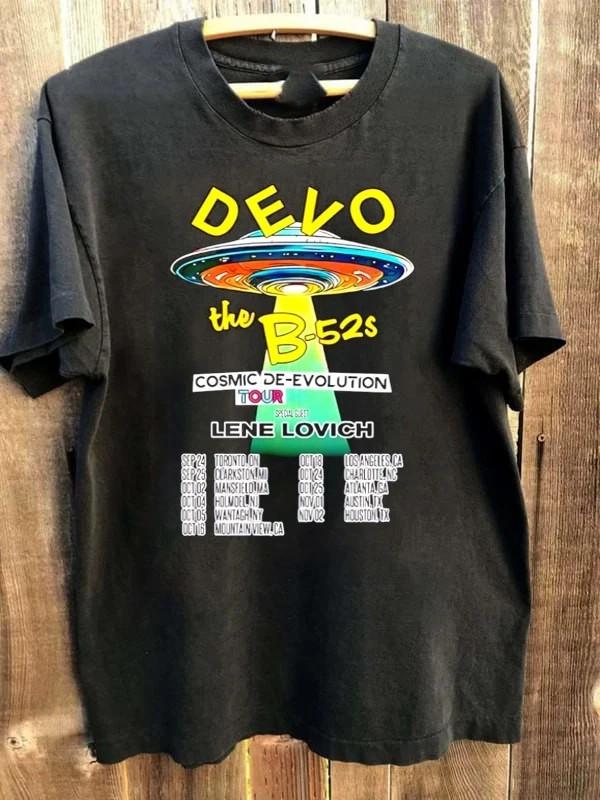 Devo short sleeve black shirt men s-5xl Unisex T-Shirt XXXL