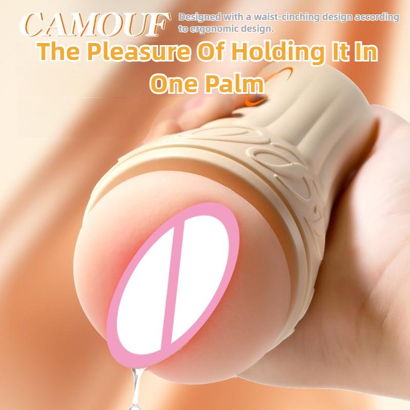 Male Sucking Masturbation Cup Soft Pussy Tight Vagina Adult Oral Sex Training Vacuum Pocket Cup Men's Sex Toy