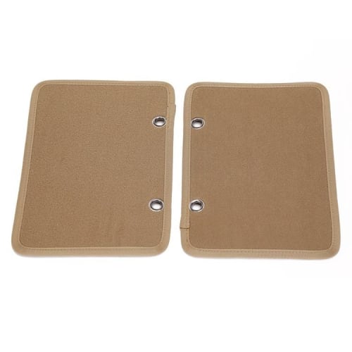 Nexxxly 4-Piece Set of Military Patch Holders with D-Rings for Airsoft, Special Forces, and Storage (OD)