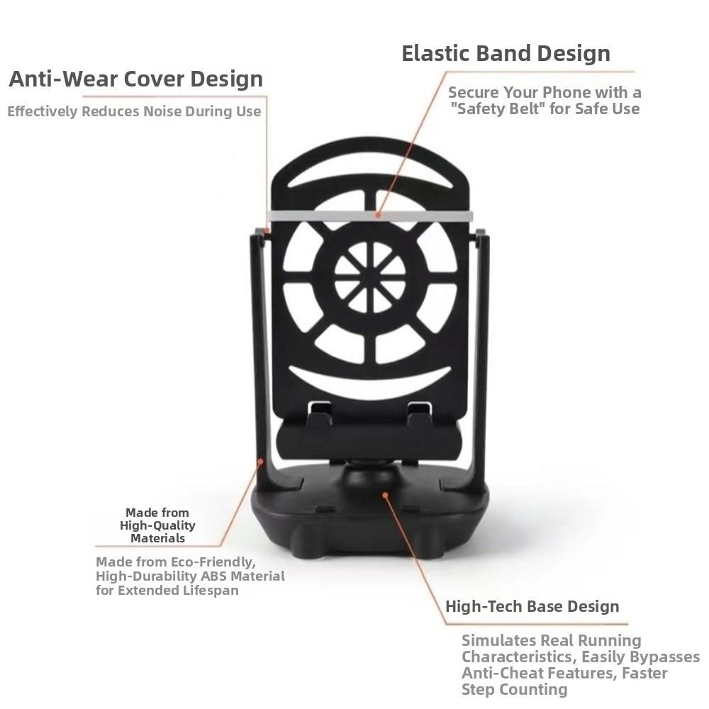 Magnetic Isolation Silent Pedometer Shake Phone Pedometer Step Counter  Walking Exercise