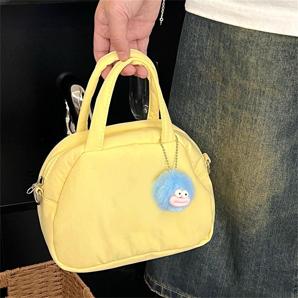 Cute Sausage Mouth Furry Balls Keychain Pendant Soft Plush Balls Bag Charm Backpack Ornament Fashionable Accessory Gift