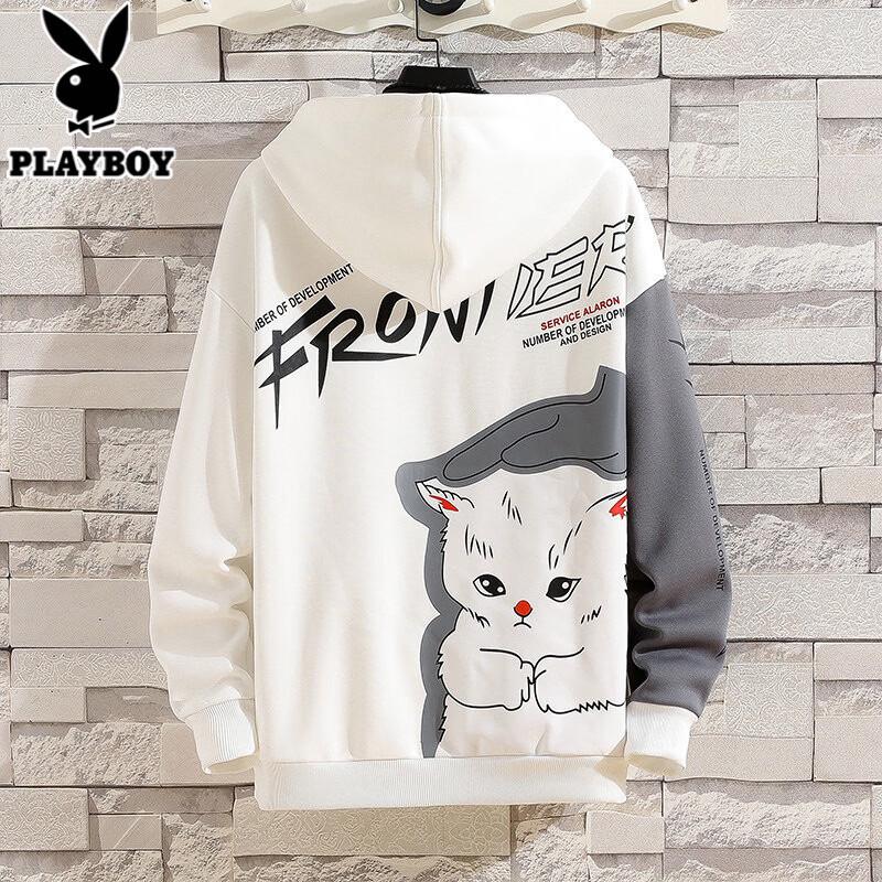 PLAYBOY Men s Hooded Casual Jacket 3XL