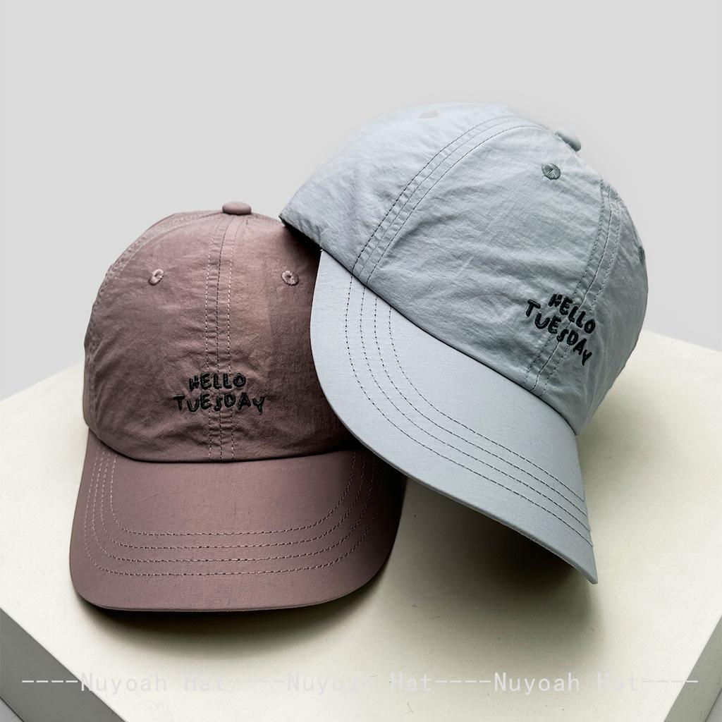 Baseball Letteringing Alphabet Stitched Simple Quick-Dry Women  Men Her Him For Fresh Caps Peaked Hats Sunshade Travel Breathable Versatile Trendy