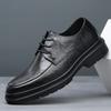 New Spring Leather Men's Shoes Breathable Business Dress Casual Shoes Men's Versatile High-end Leather Shoes