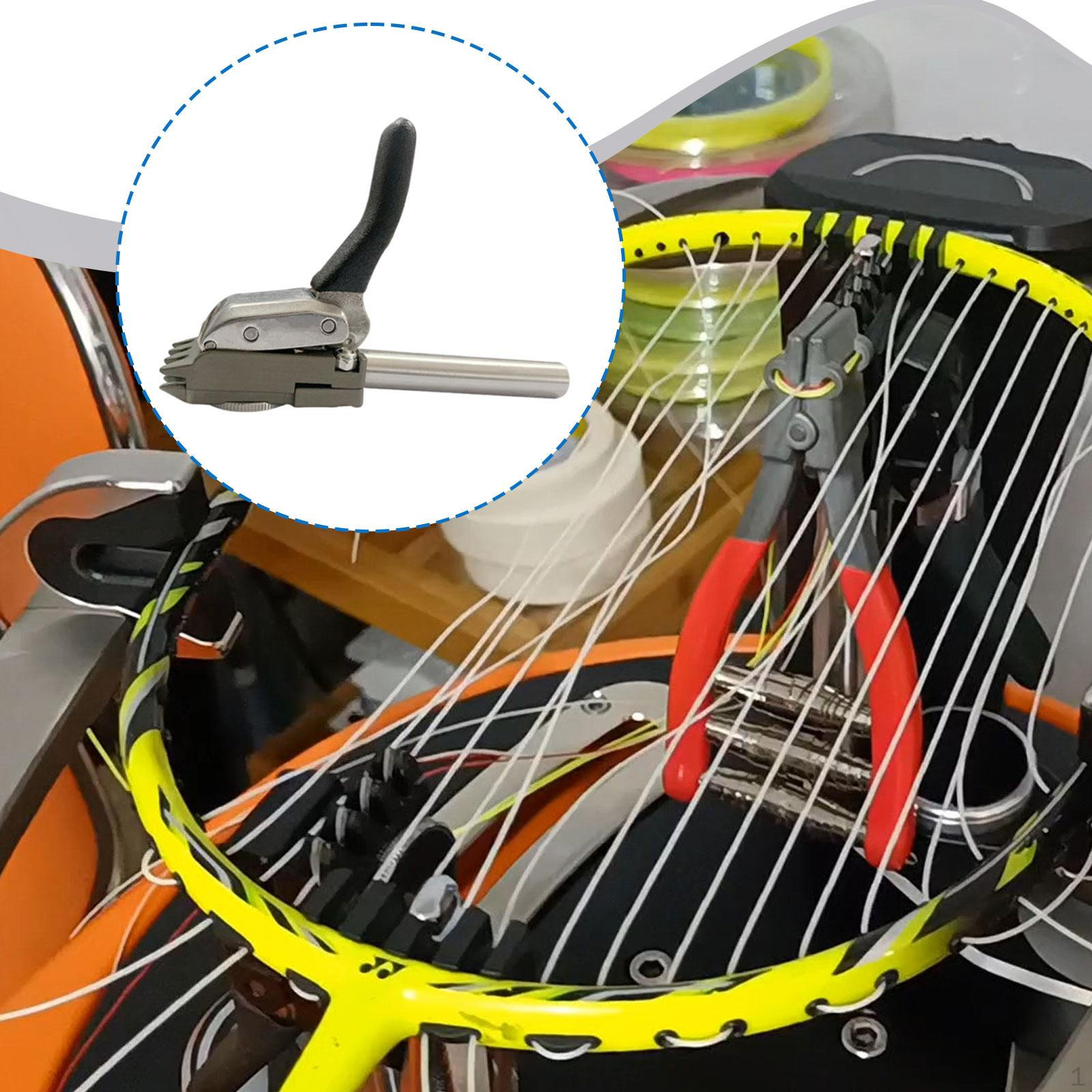 Strumento per incordare racchette da tennis Morsetto per racchette da badminton Macchina di avviamento per racchette Facile da usare Accessori robusti
