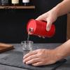 Keuken Aanrecht Olie Opslag Trommel Vorm Wijnkan, Duurzaam Roestvrij Staal Lekvrij Gadget voor Thuis Koks Oliekannetje, 350ml Inhoud, Hervulbaar