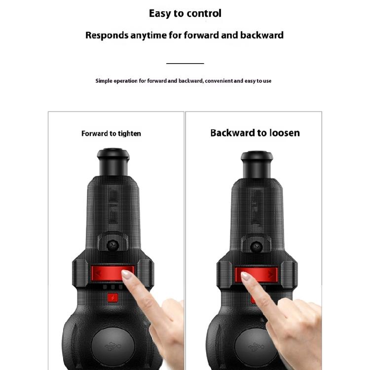 Wireless Electric Screwdriver With Auto Manual Mode 2N.m Torques LED Illumination 800mAh Battery Instantly Start Stop