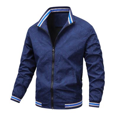 Men's Spring Jacket, Men's Breathable Stand-up Collar Casual Jacket