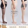 Medias Negras de Seda Ultradelgadas para Mujer Tallas Grandes, Anti-enganches, Sin entrepierna, Estilo Primavera/Otoño