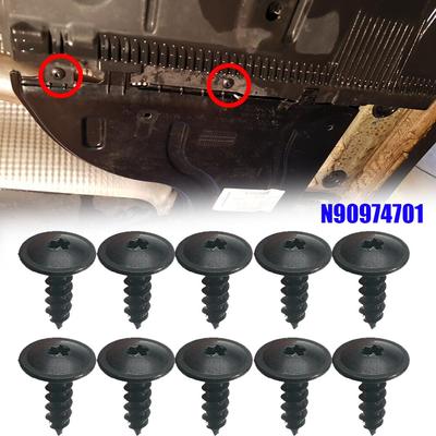 10 шт. 5x15 мм гвинт Torx автомобільний двигун під кришкою Бризковики Самонарізні гвинти для VW Golf Passat Seat A4 A3 A5 A6 A7 A8 Q5