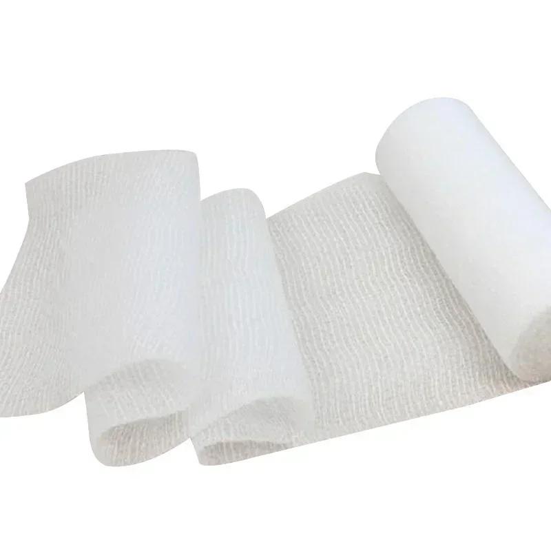 5 Rouleaux Bandages Élastiques PBT Bandages de Premiers Secours d'Urgence pour l'Extérieur Bandages en Maille Respirante pour Fractures Outils de Premiers Secours pour l'Extérieur