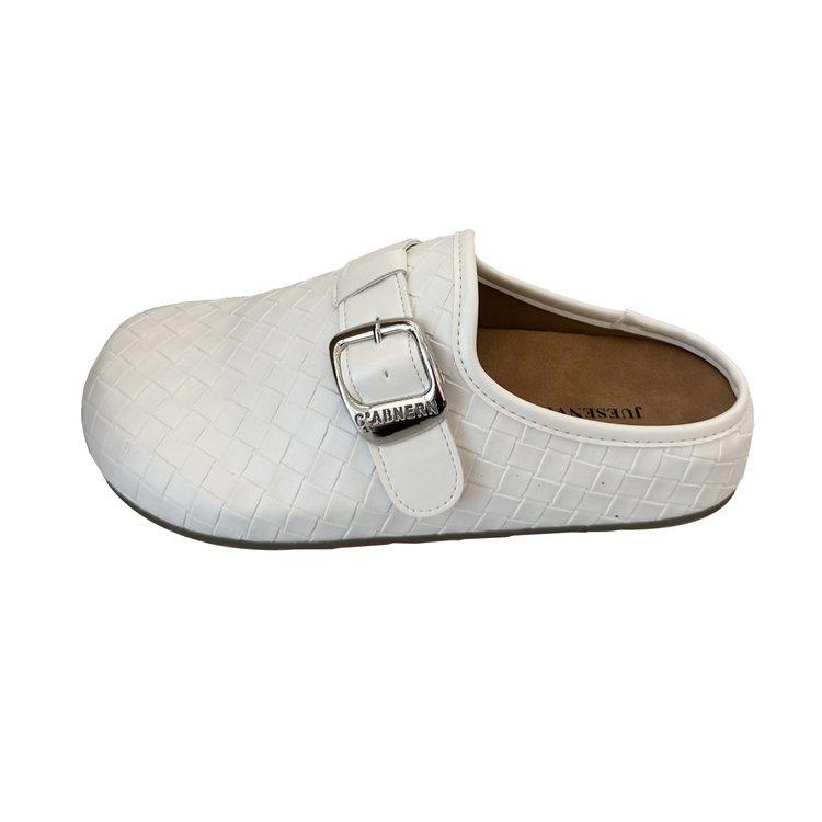 

[youshilai] Silver woven thick-soled Birkencool slippers 2025 new casual bag head half slippers women 40