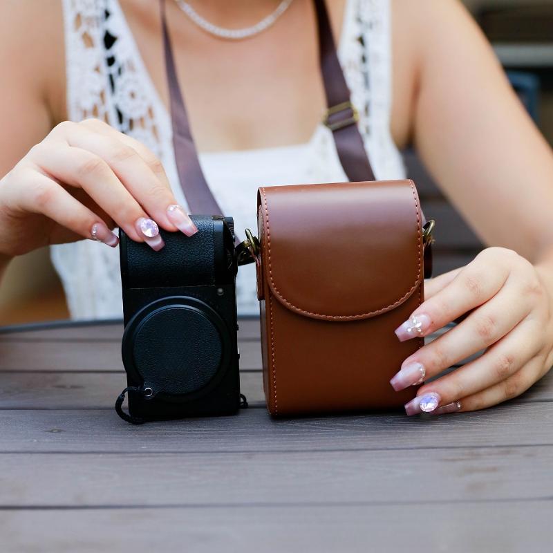 1Pcs Anti-fall Camera Protective Bag For G7X3 G7X2 SX740 SX720 G9X Sony RX100 HX90 HX50 Camera Case With Shoulder Strap