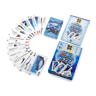 Carolata Real Karta do Gry Ucząca o Ssaki Morskie Ssaki Morskie Delfiny Wieloryby Zabawki Zabawki Edukacyjne Karty do Gry Gry Encyklopedia Prezenty