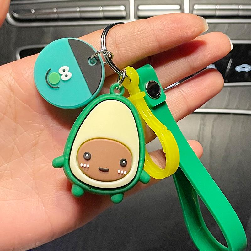 Pikachu Avocado Plüsch Schlüsselanhänger Anhänger für Kinder Taschen und Autoschlüssel