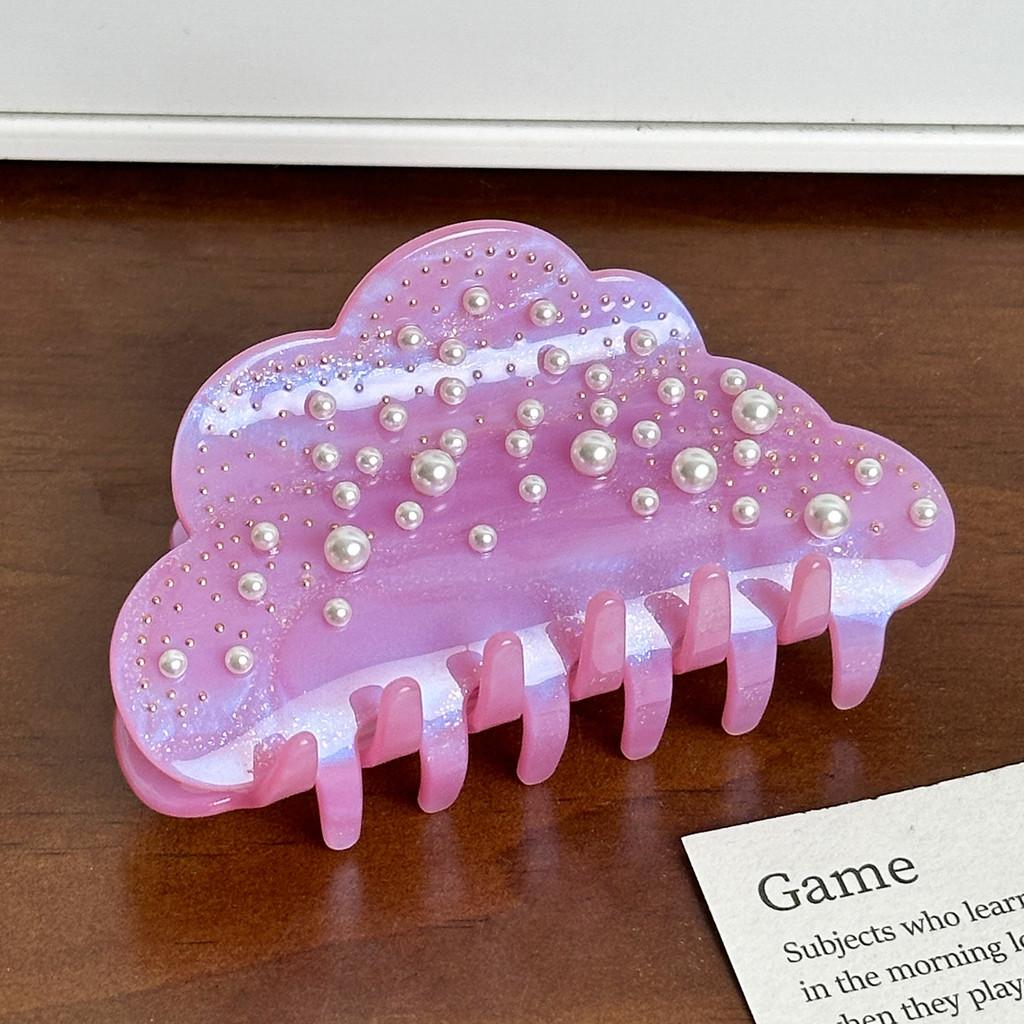 

Doweiyi Fashionable Cloud-inspired Hair Claw Clip In Colorful Shades For Modern Women Purple9.2cm