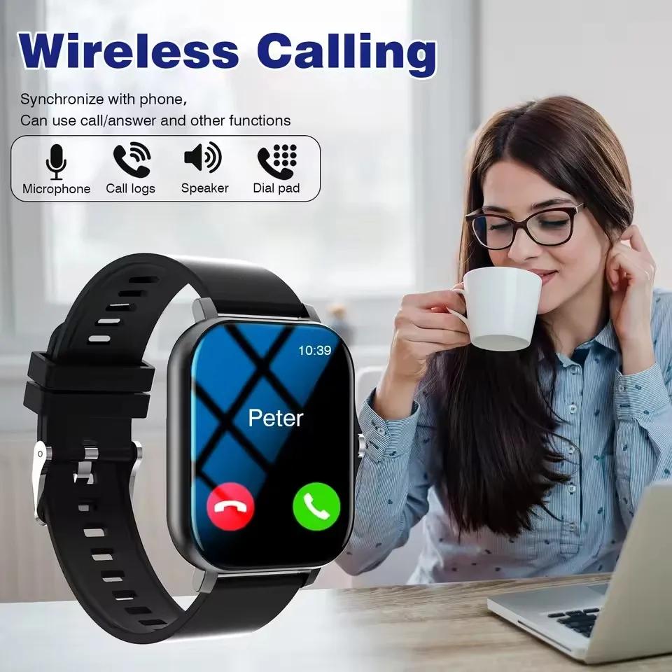 New Outdoor Sports Smart Watch Women Men Heart Rate Watch Wallpaper Bluetooth Wireless Call Smartwatches
