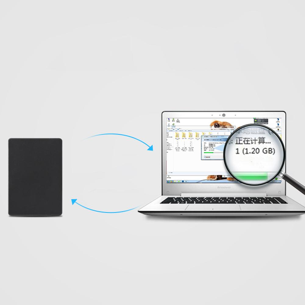 Hard Drive Box mSATA SSD To IDE 2.5 Inch PATA  IDE Parallel Port Hard Disk Box (Black) (Not