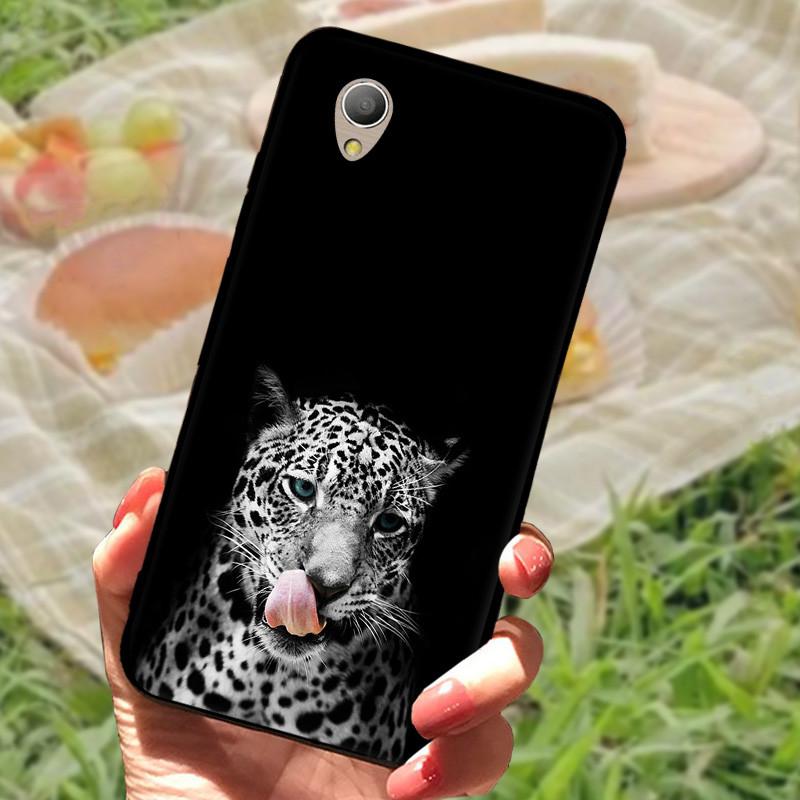 Alcatel 1 5033D Kılıf Kapağı Alcatel1 Silikon Yumuşak Mermer Siyah Tampon Funda Coque Alcatel 1 5033D 5033 5033A İçin Koruyucu